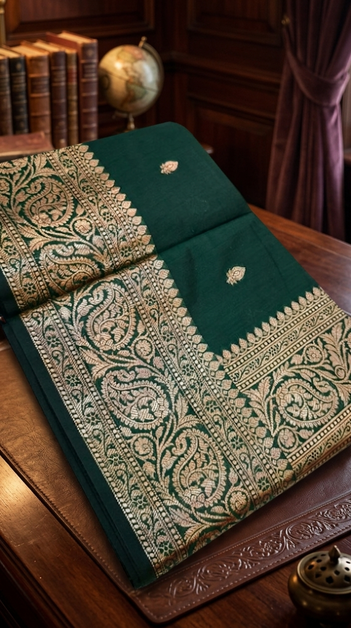 Green South Silk Saree