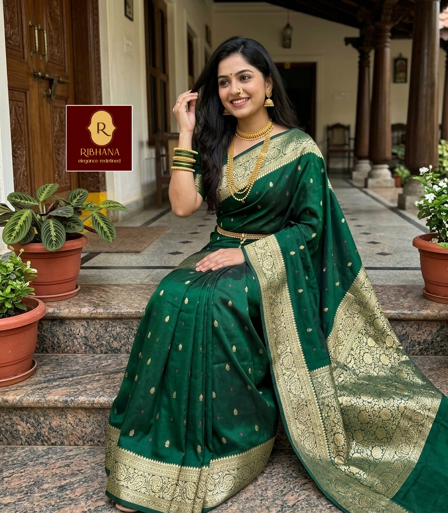 Green South Silk Saree