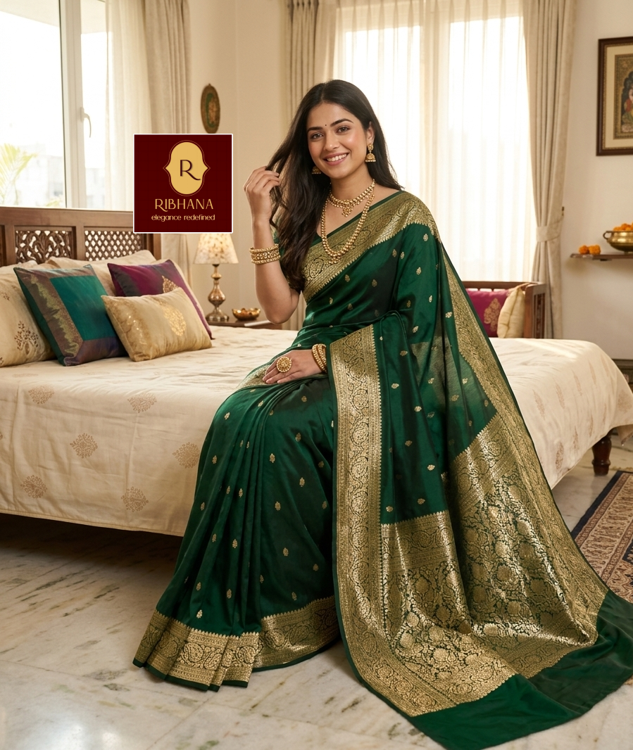 Green South Silk Saree