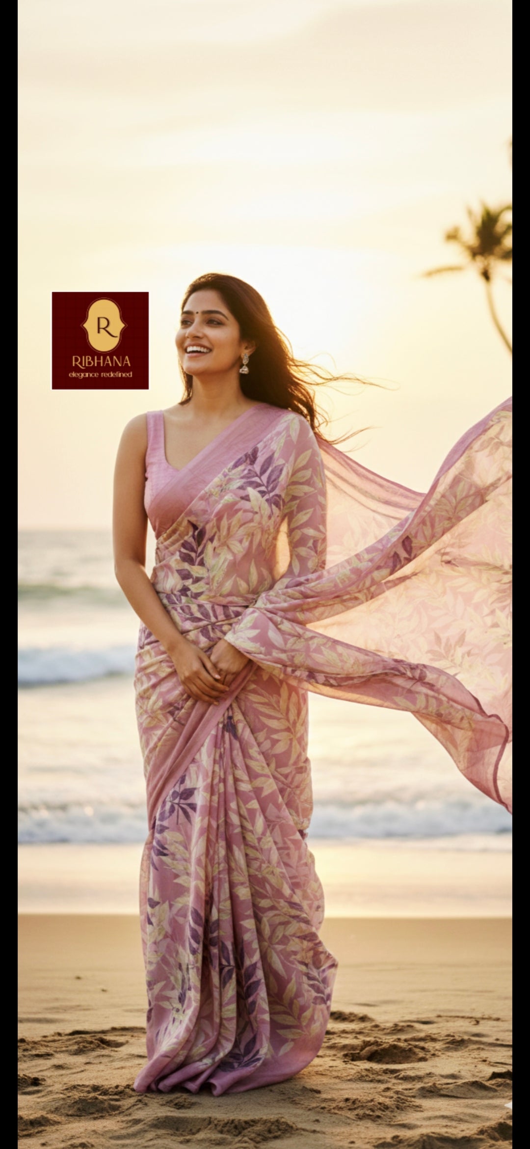 Japan crepe silk saree