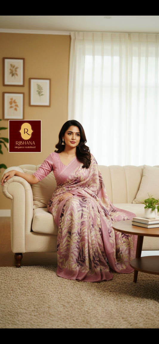 Japan crepe silk saree